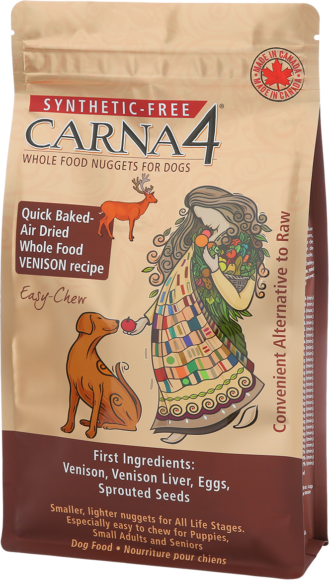 Carna4 Easy-Chew Venison Dry Dog Food