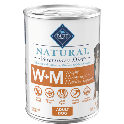 Blue Natural Veterinary Diet WM Wet Dog Food