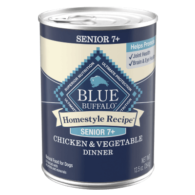 Blue Life Protection Formula Homestyle Recipe Grain-Free Senior - Chicken & Garden Vegetables Wet Dog Food
