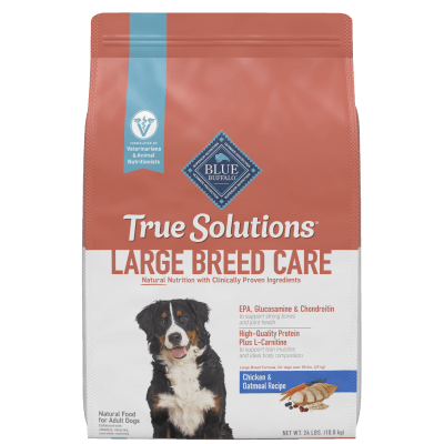Blue True Solutions Large Breed Care Chicken & Oatmeal Recipe Dry Dog Food