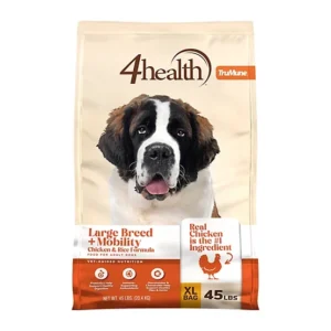 4health with Wholesome Grains Adult Large Breed + Mobility Chicken and Rice Dry Dog Food