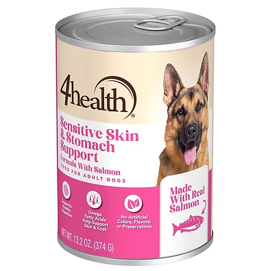 4health Adult Sensitive Skin Stomach Support Formula Salmon Recipe Wet Dog Food