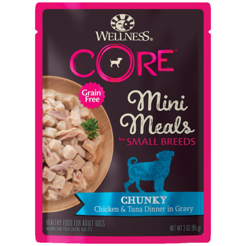 Wellness Core Mini Meals Chicken & Tuna Grain-Free Wet Dog Food