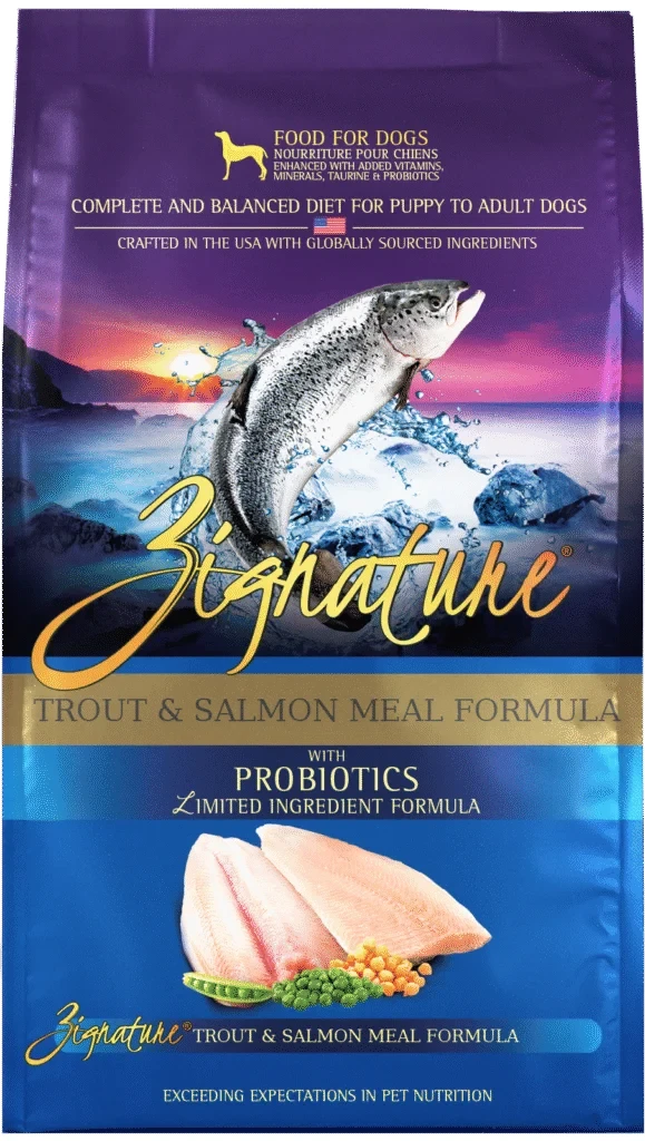 Zignature Original Trout & Salmon Formula with Probiotics Grain-Free Dry Dog Food