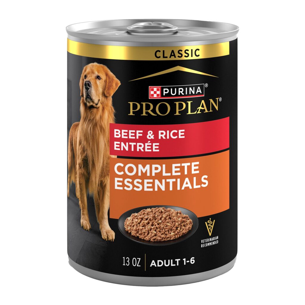 Purina Pro Plan Complete Essentials Adult Beef & Rice Entrée Classic Wet Dog Food