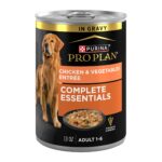 Purina Pro Plan Complete Essentials Adult Chicken & Vegetables Entrée Slices In Gravy Wet Dog Food