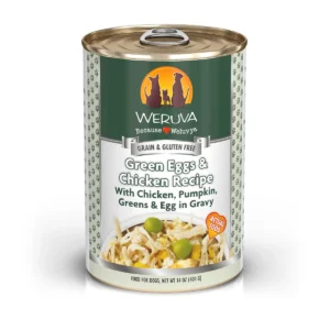 Weruva Dogs in the Kitchen Classic Dog Green Eggs & Chicken with Pumpkin & Greens Grain-Free Wet Dog Food