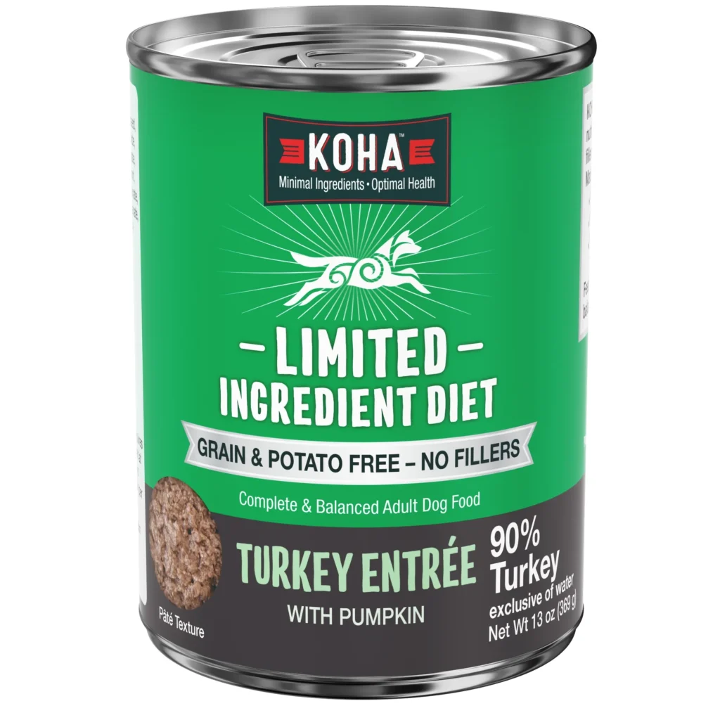 Koha Limited Ingredient Turkey Entrée for Sensitive Stomachs Wet Dog Food