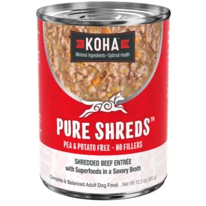 Koha Pure Shreds Shredded Beef Entrée Wet Dog Food