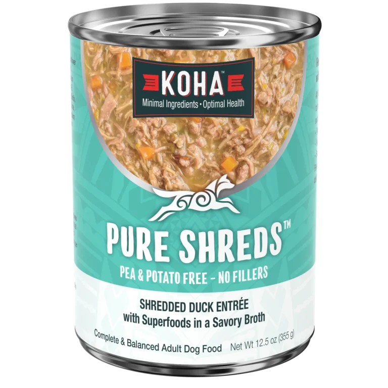 Koha Pure Shreds Shredded Duck Entrée Wet Dog Food