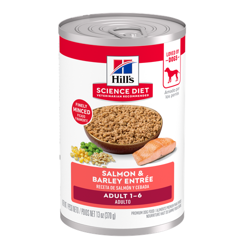 Hill’s Hill’s Science Diet Adult Salmon & Barley Entrée Wet Dog Food