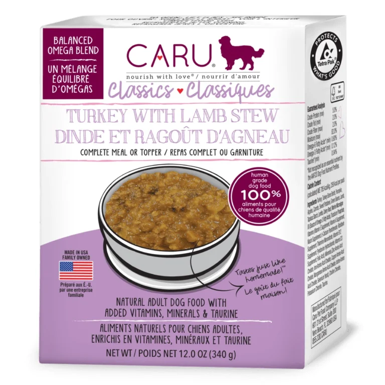 Caru Classics (Natural Stews) Classics Turkey with Lamb Stew Grain-Free Wet Dog Food