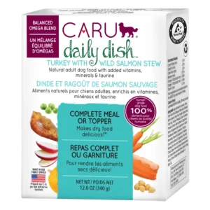 Caru Classics Daily Dish Turkey with Wild Salmon Stew Grain-Free Wet Dog Food
