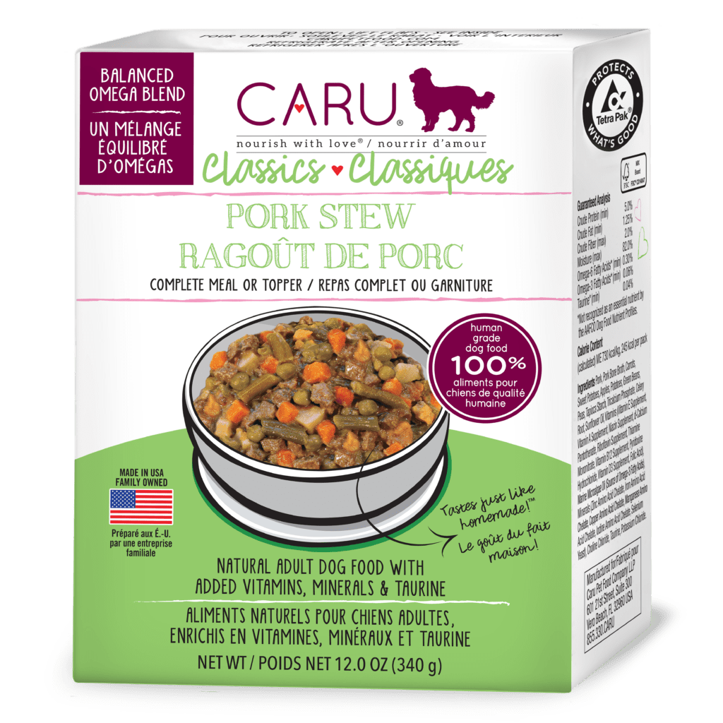 Caru Classics (Natural Stews) Classics Pork Stew Grain-Free Wet Dog Food