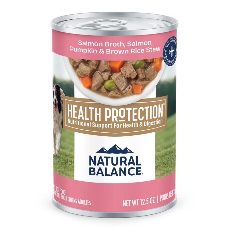 Natural Balance Health Protection Salmon & Pumpkin Stew Recipe Wet Dog Food