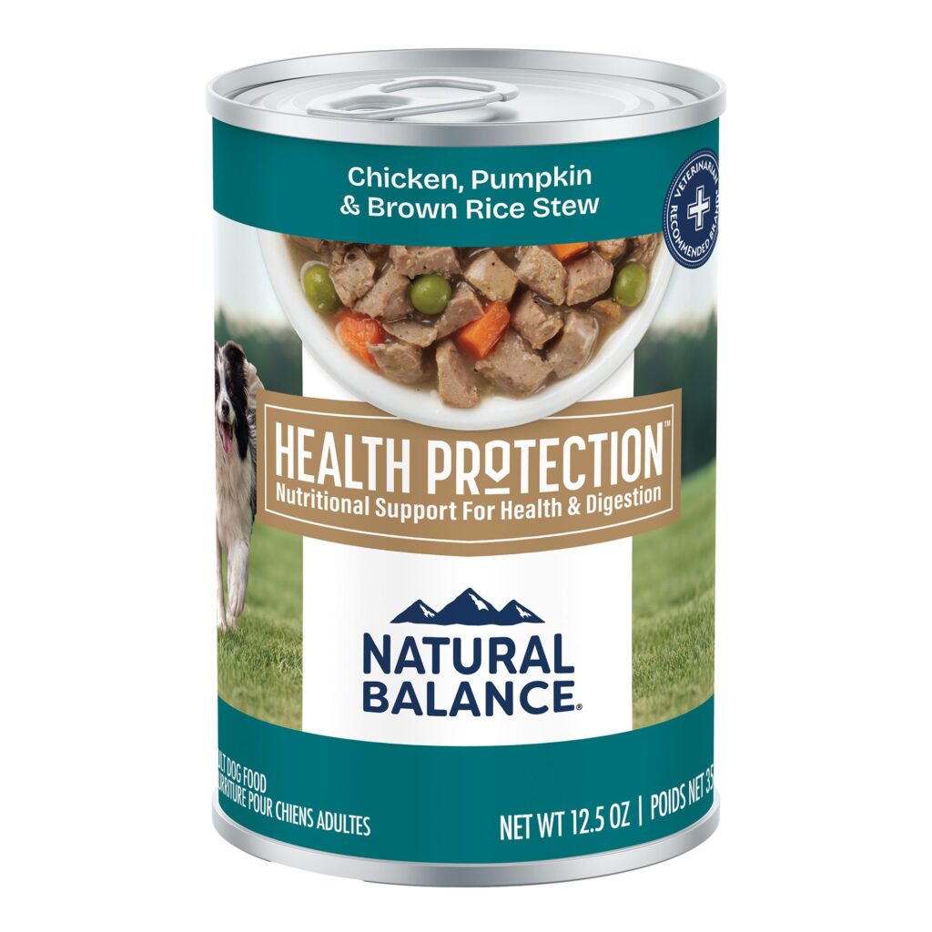 Natural Balance Health Protection Chicken & Pumpkin Stew Recipe Wet Dog Food