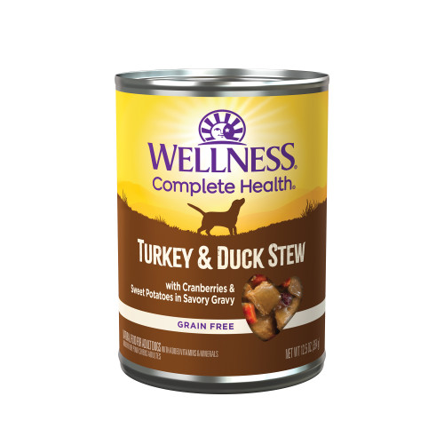 Wellness Complete Health Turkey & Duck Wet Dog Food