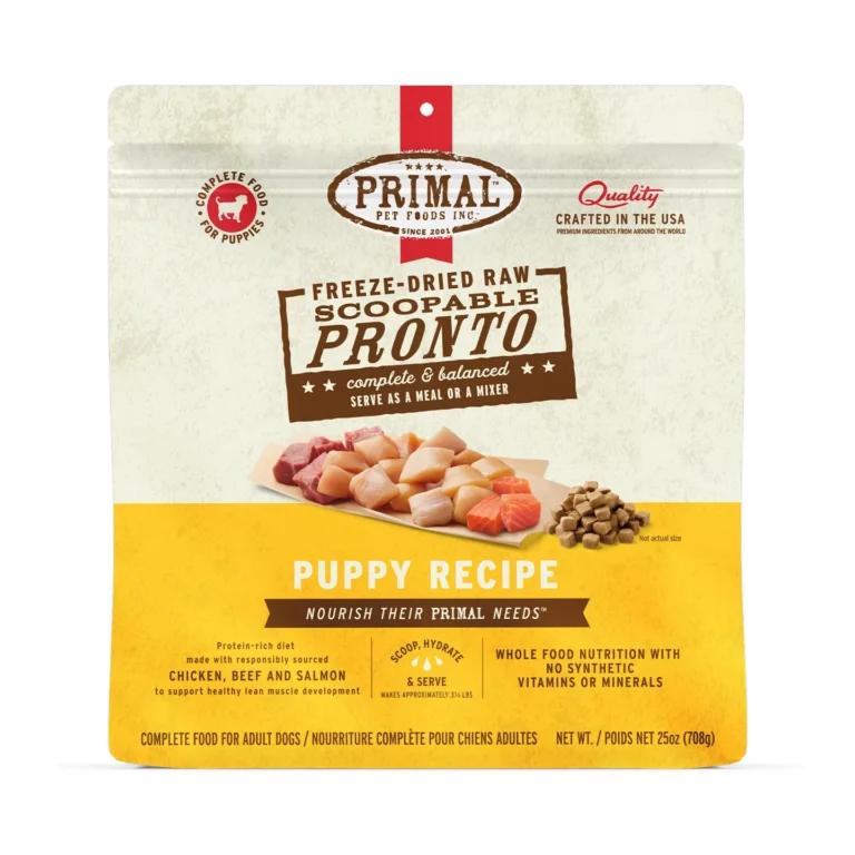 Primal Raw Scoopable Pronto Puppy Freeze-Dried Dog Food