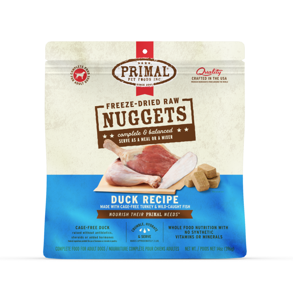Primal Freeze-Dried Raw Nuggets Dog Food Topper