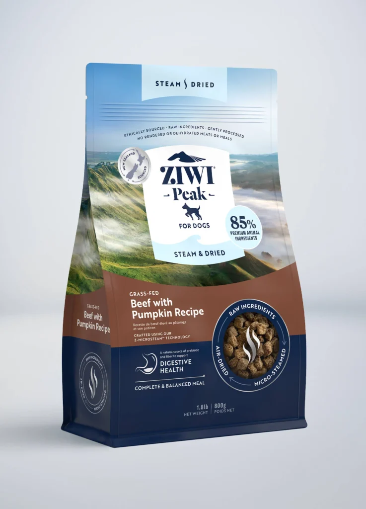 ZIWI Steam & Dried Beef with Pumpkin Recipe Dog Food Topper