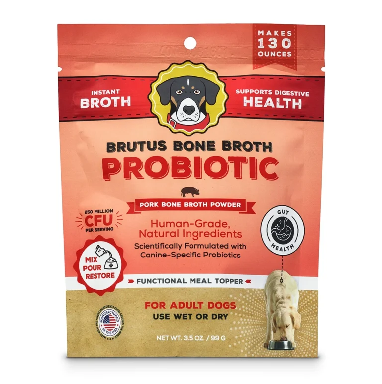 Brutus Broth Probiotic Meal Topper Probiotic Mega Pack Dog Food Topper