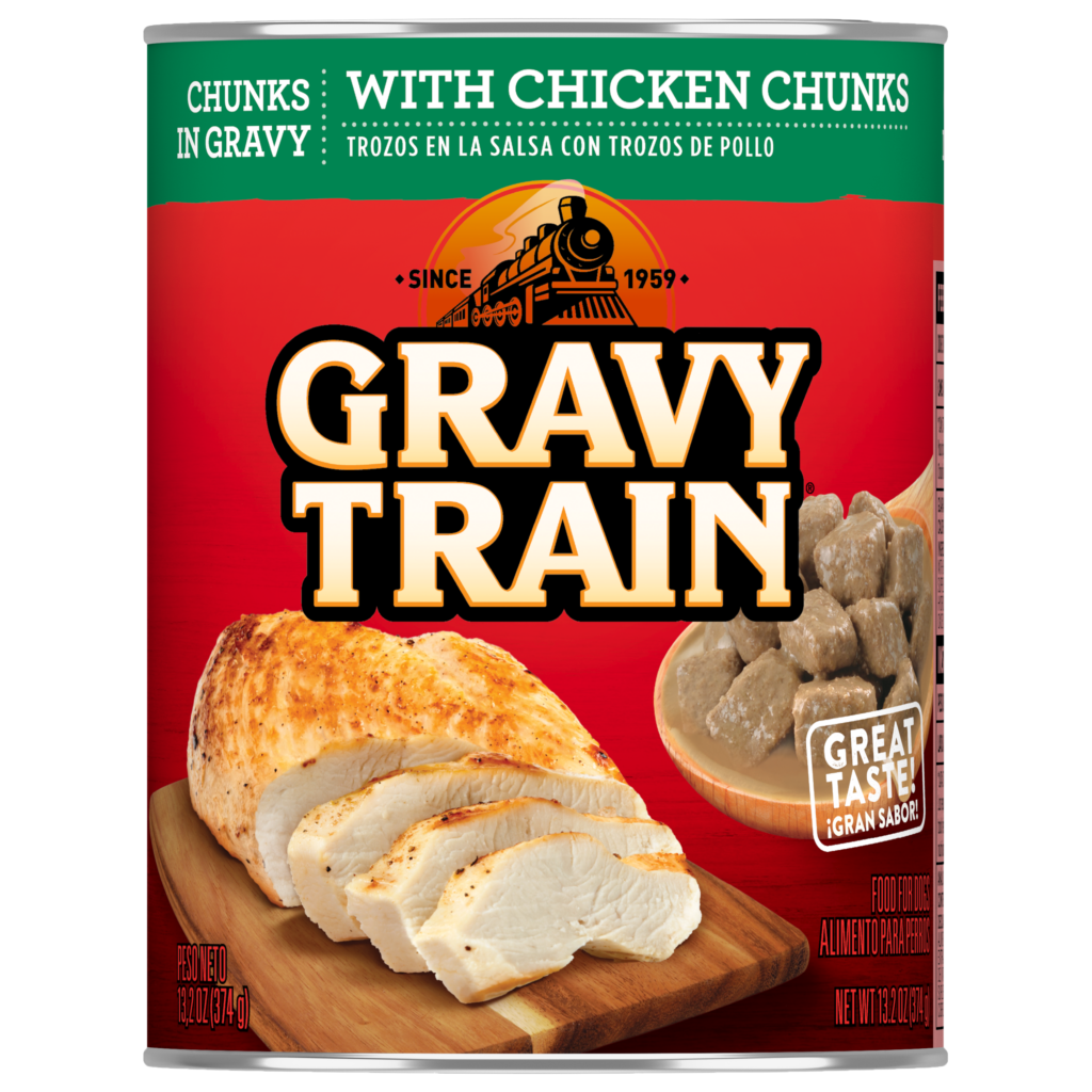 Gravy Train Chunks In Gravy With Chicken Chunks Wet Dog Food