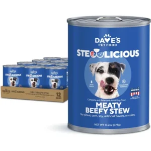 Dave’s Pet Food Stewlicious Meaty Beefy Stew For Dogs / Wet Dog Food