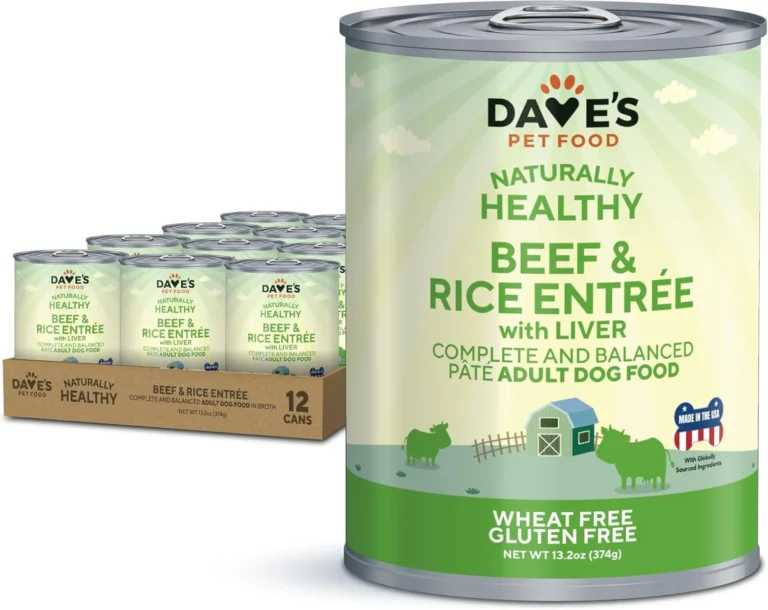 Dave’s Pet Food Naturally Healthy Beef & Rice Entrée For Dogs / Wet Dog Food