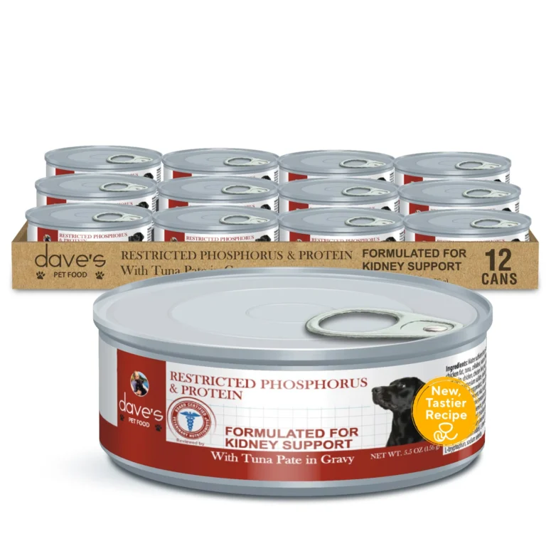 Dave’s Pet Food Restricted Diet Low Phosphorus Tuna Paté Dog Food Topper