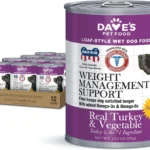 Dave’s Pet Food Restricted Diet Dave’s Restricted Weight Management, Turkey & Vegetables Recipe for Do Wet Dog Food