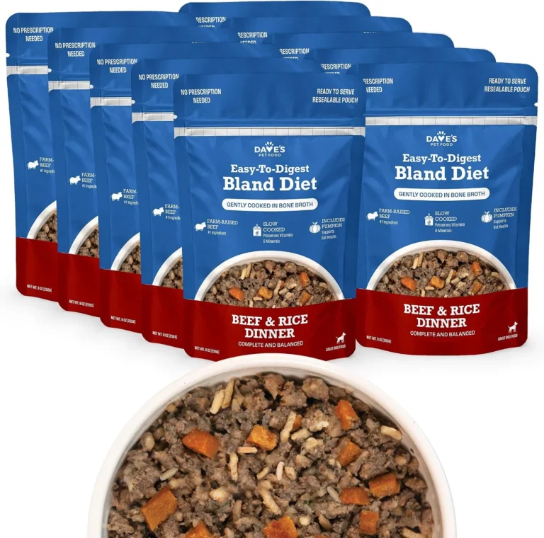 Dave’s Pet Food Dave’s Bland Beef & Rice Pouch Recipe for Dogs / 10 Pack - Pouche Wet Dog Food