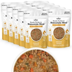 Dave’s Pet Food Dave’s Grain-Free Goat Milk, Chicken Dinner Pouch Recipe for Dogs / 10 Wet Dog Food