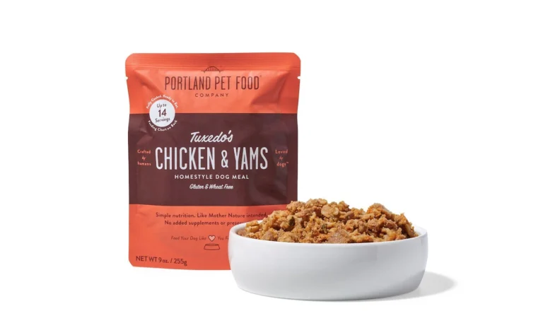 Portland Pet Food Company Meals & Mixers Tuxedo’s Chicken & Yams - For Picky Eaters, Seniors Dog Food Topper