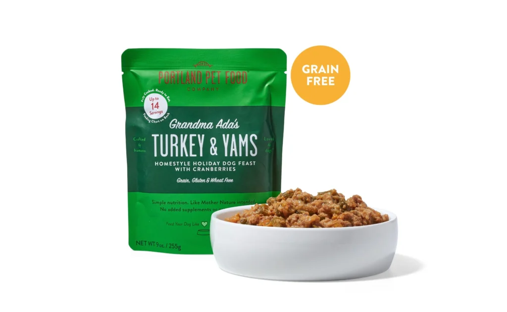 Portland Pet Food Company Meals & Mixers Grandma Ada’s Turkey & Yams Grain-Free Dog Food Topper
