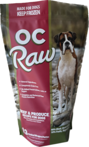 OC Raw Dog Complete Meals Beef & Produce Grain-Free Frozen Dog Food
