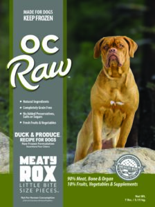 OC Raw Dog Duck & Produce Wet Dog Food