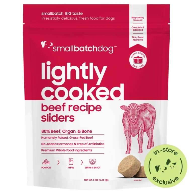 Smallbatch Lightly Cooked Beef Frozen Dog Food