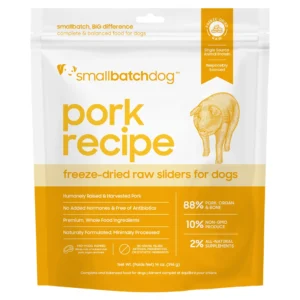 Smallbatch Pork Sliders Freeze-Dried Dog Food