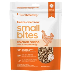 Smallbatch Chicken Small Bites Freeze-Dried Dog Food