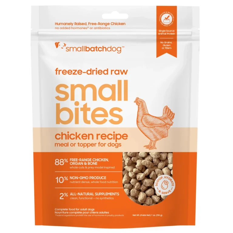 Smallbatch Chicken Small Bites Freeze-Dried Dog Food