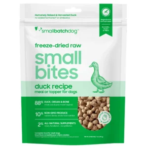 Smallbatch Freeze-Dried Duck Small Bites Freeze-Dried Dog Food