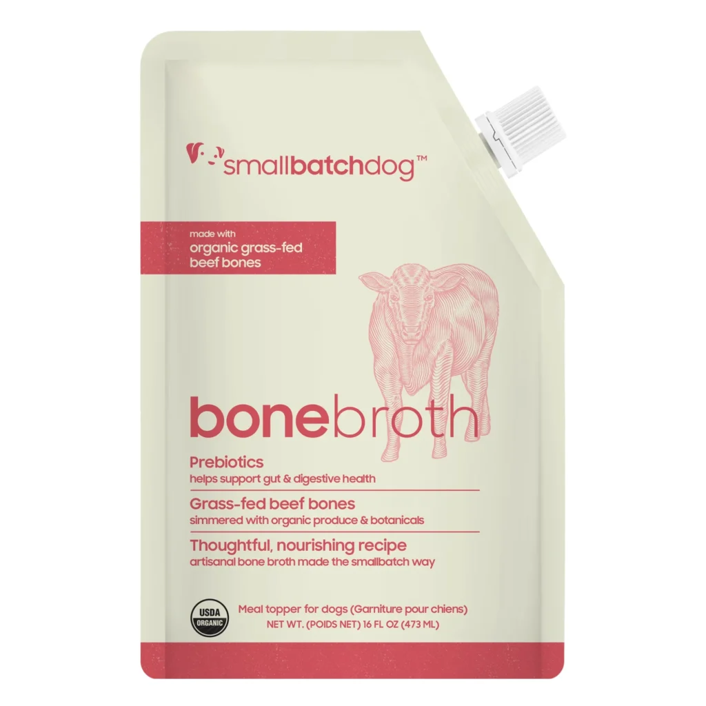 Smallbatch Organic Beef Bone Broth Dog Food Topper