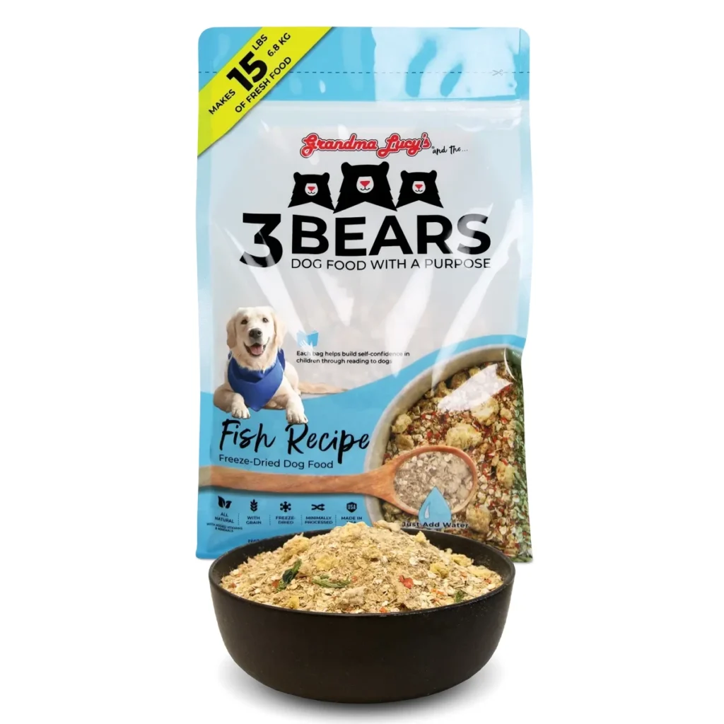 Grandma Lucy’s 3 Bears Fish Freeze-Dried Dog Food