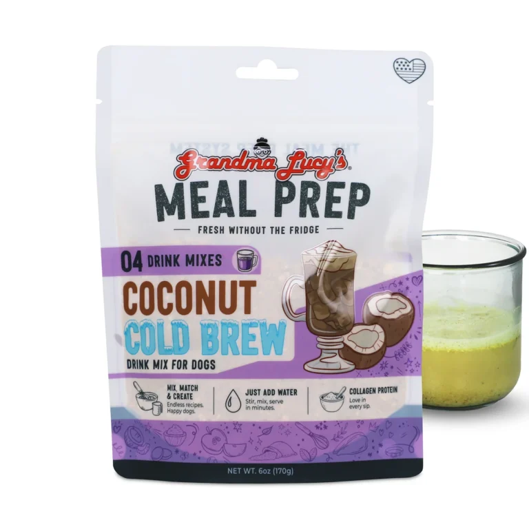 Grandma Lucy’s Meal Prep Coconut Cold Brew Dog Food Topper