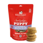 Stella & Chewy’s Raw Puppy Patties Chicken & Salmon Perfectly Puppy Dinner Patties Freeze-Dried Dog Food