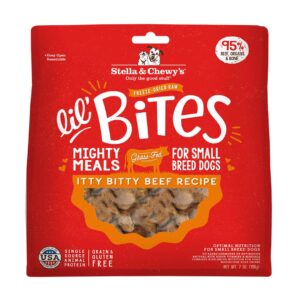 Stella & Chewy’s Itty Bitty Beef Lil’ Bites - Raw for Small Breeds Freeze-Dried Dog Food