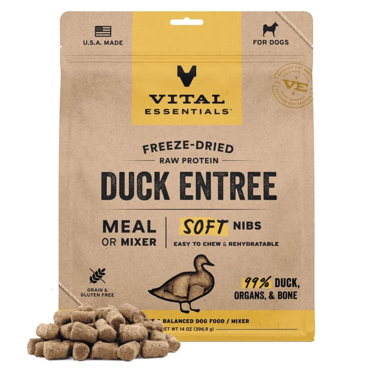 Vital Essentials Duck Soft Nibs Freeze-Dried Dog Food