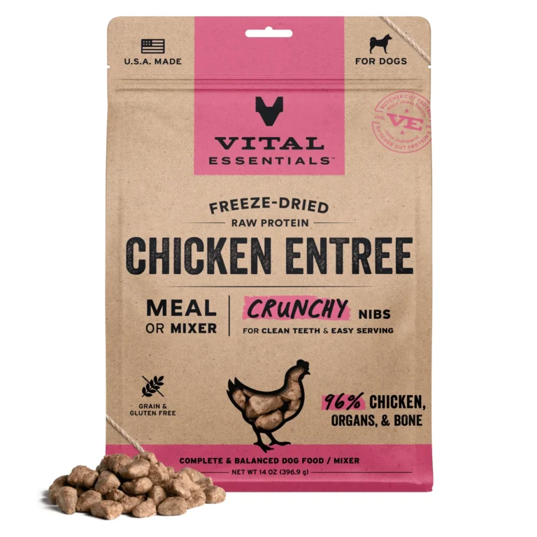 Vital Essentials Entrée (Nibs) Chicken Nibs Freeze-Dried Dog Food