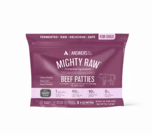 Answers Pet Food Detailed Mighty Raw Beef Frozen Dog Food