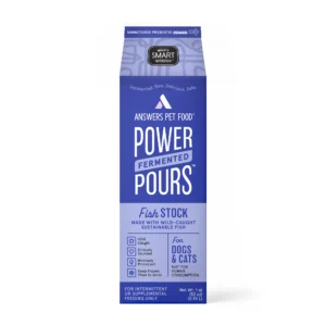 Answers Pet Food Power Pours Fermented Fish Stock Dog Food Topper